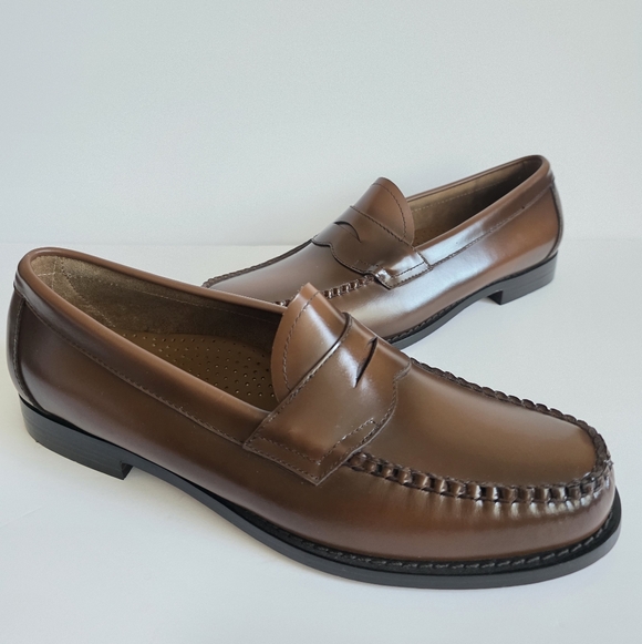 G.H. Bass & Co. Brown Leather Penny Loafers
